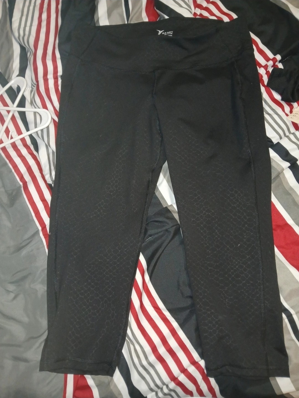 Old Navy Black Cropped Active Leggings for Kids